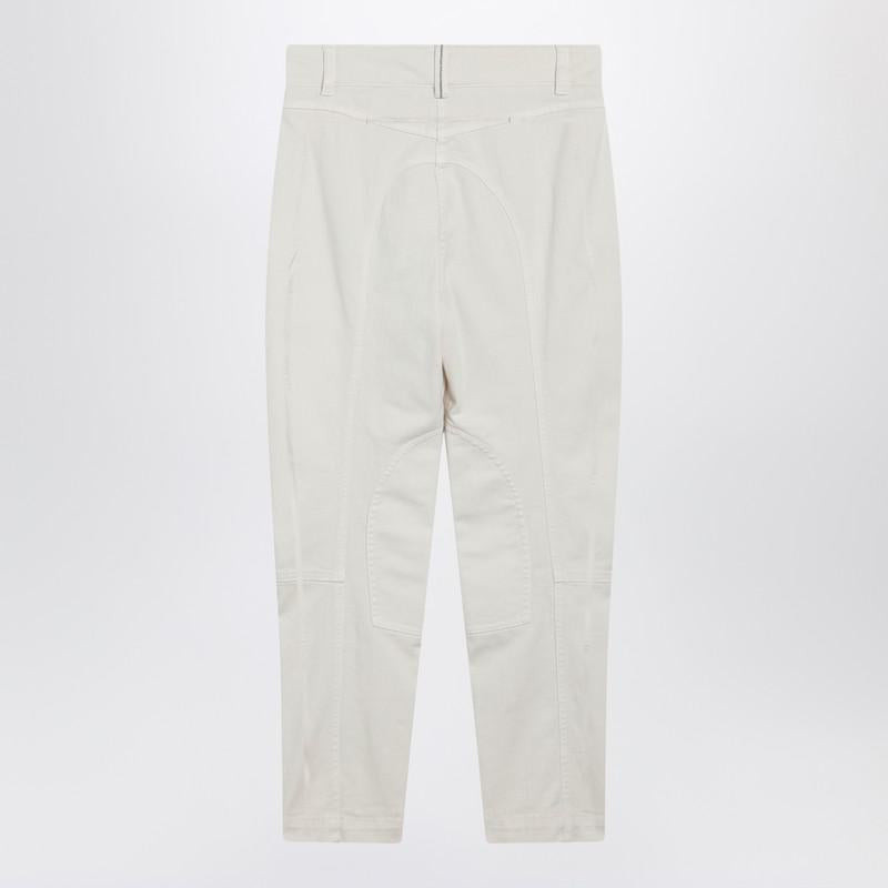 Brunello Cucinelli Brunello Cucinelli Chalk Equestrian Trousers outlook