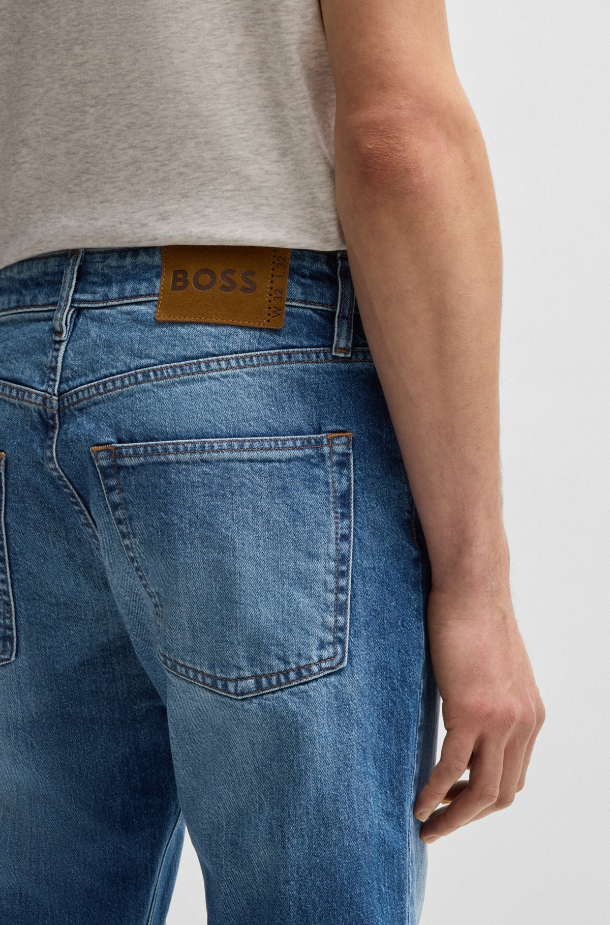 SLIM-FIT JEANS IN COMFORT-STRETCH DENIM - 5