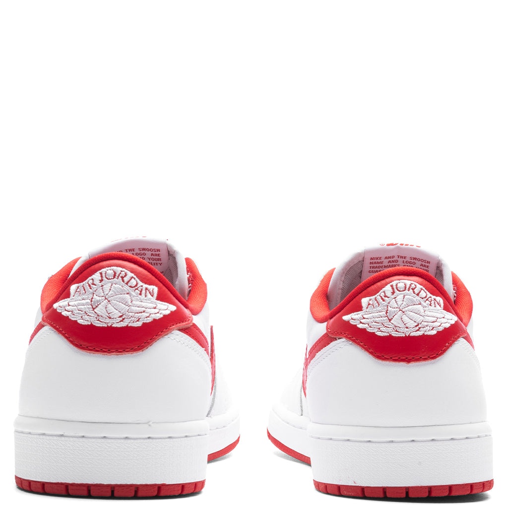 AIR JORDAN 1 LOW OG 'UNIVERSITY RED' - WHITE/UNIVERSITY RED/WHITE - 4