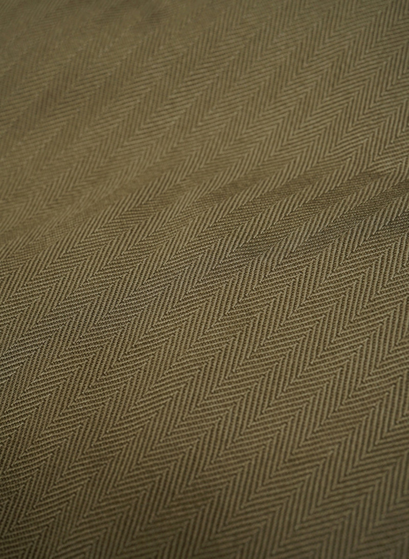 Army Cargo Pant Nano Pigment Herringbone Twill in Green 10