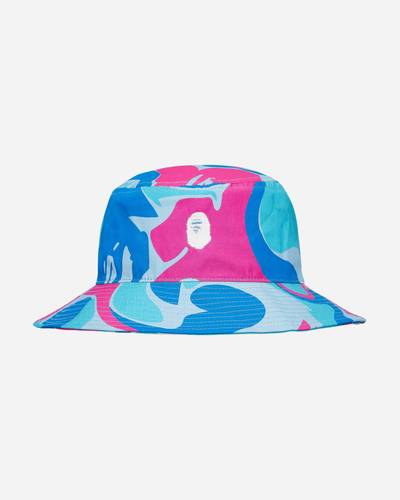 A BATHING APE® Marble Camo Bucket Hat Blue outlook