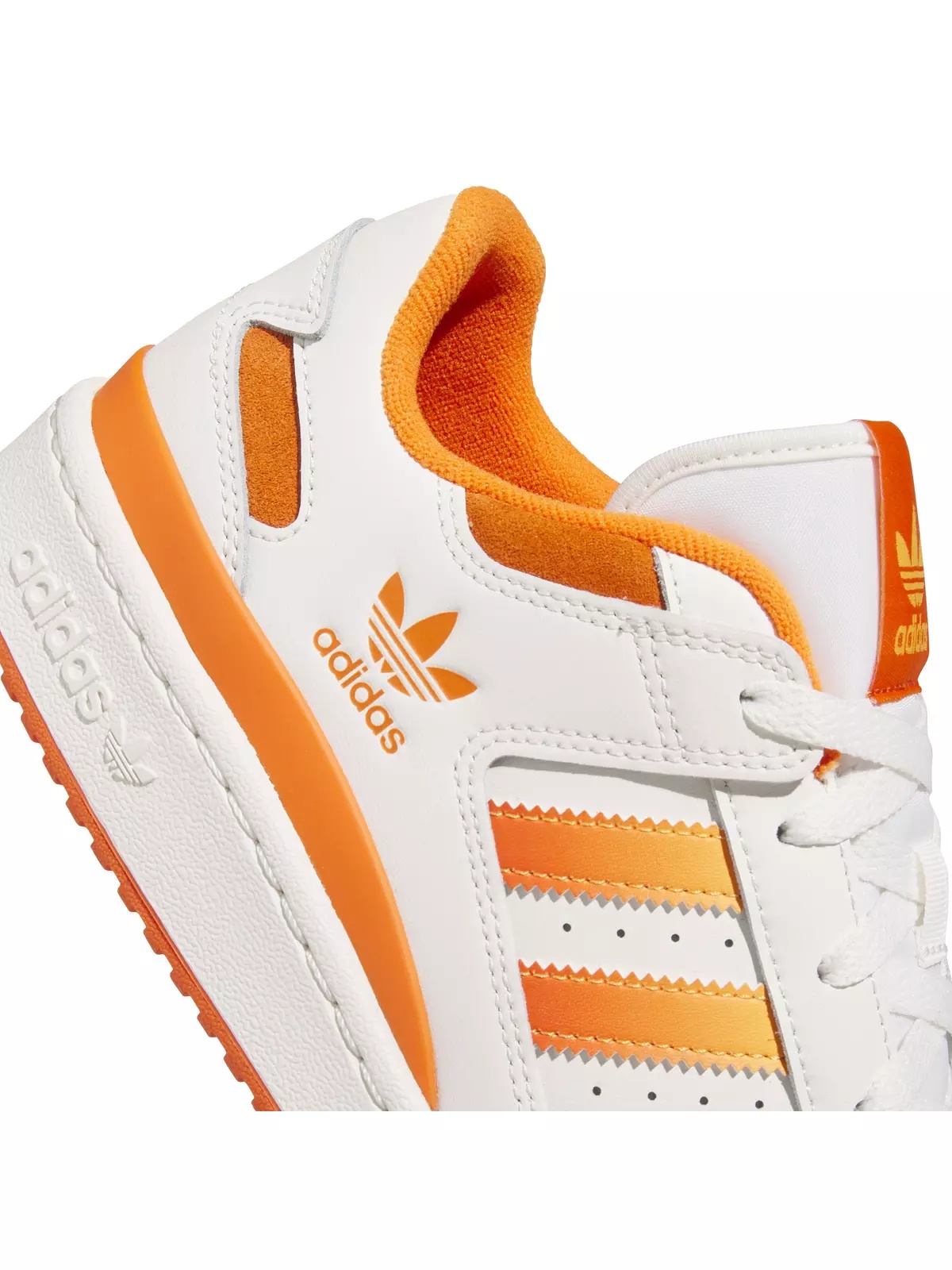 Forum Low CL "Cloud White/Real Gold/Orange" Men's Shoe - 7