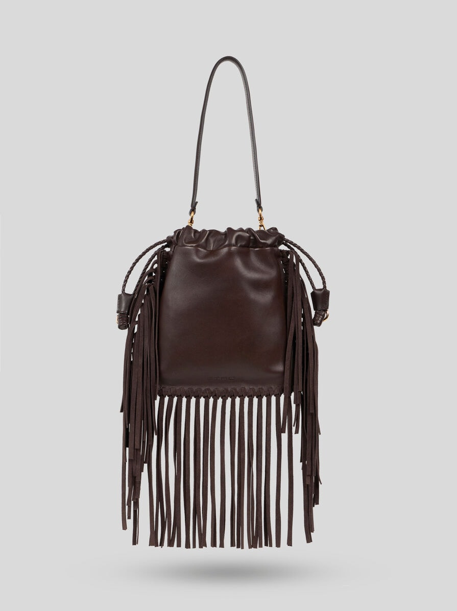SMALL KALISPERA BAG WITH EMBROIDERY AND FRINGING - 3