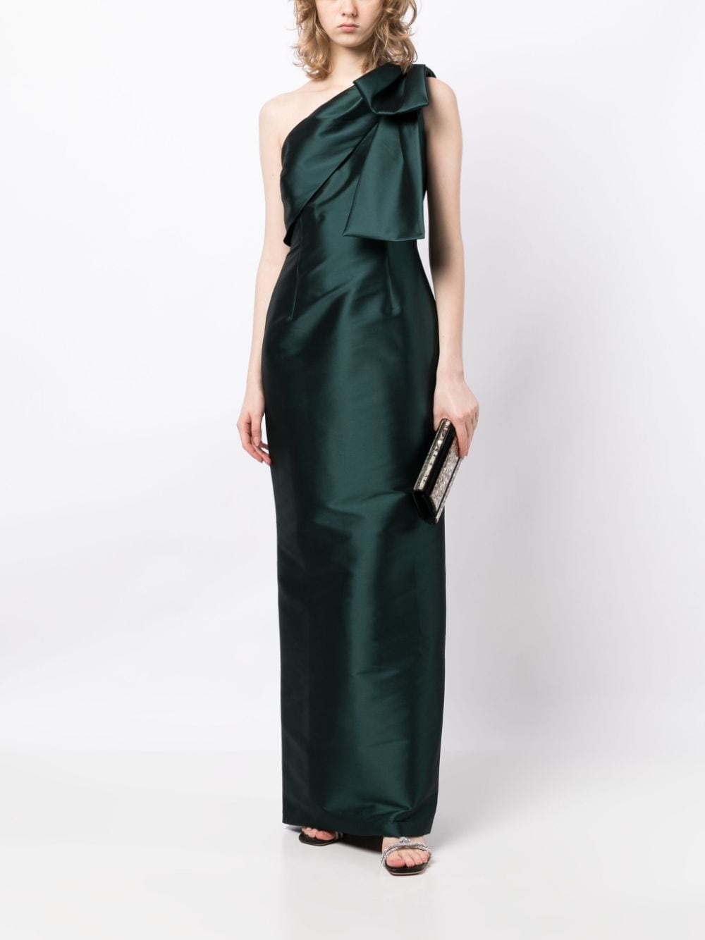 Bonnie satin-finish gown - 2