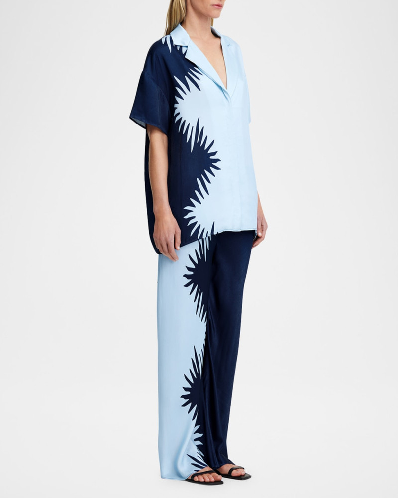 SIGNIFICANT OTHER Flossie Printed Short-Sleeve Shirt outlook