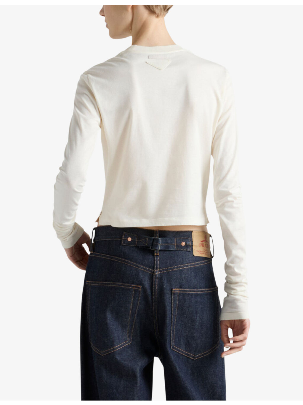 Logo-print long-sleeve cotton T-shirt - 5
