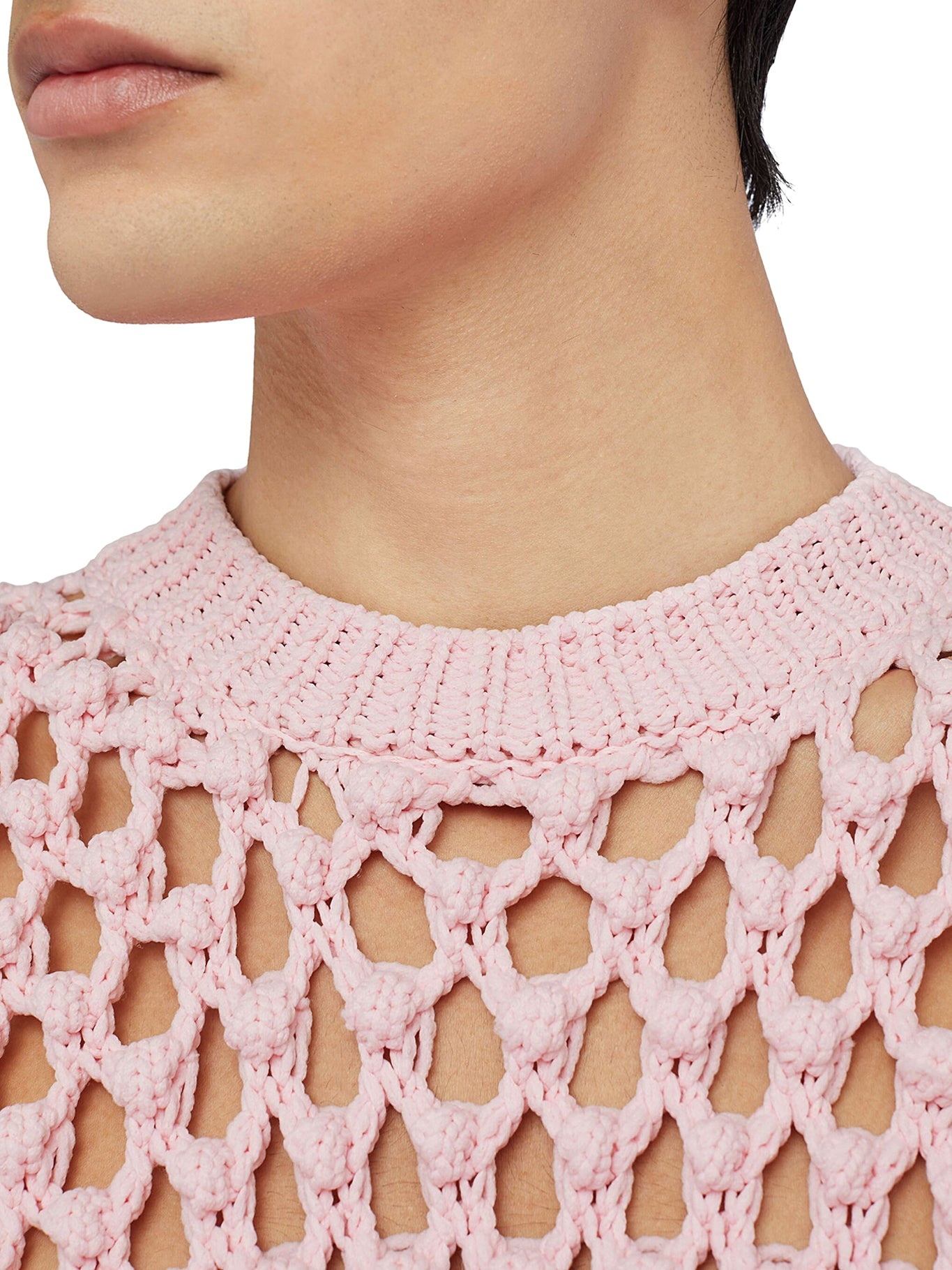 【送料&関税込】Jil Sander Crew Neck Crochet Sweater Jil Sander CREW NECK CROCHET SWEATER | suitnegozi | REVERSIBLE
