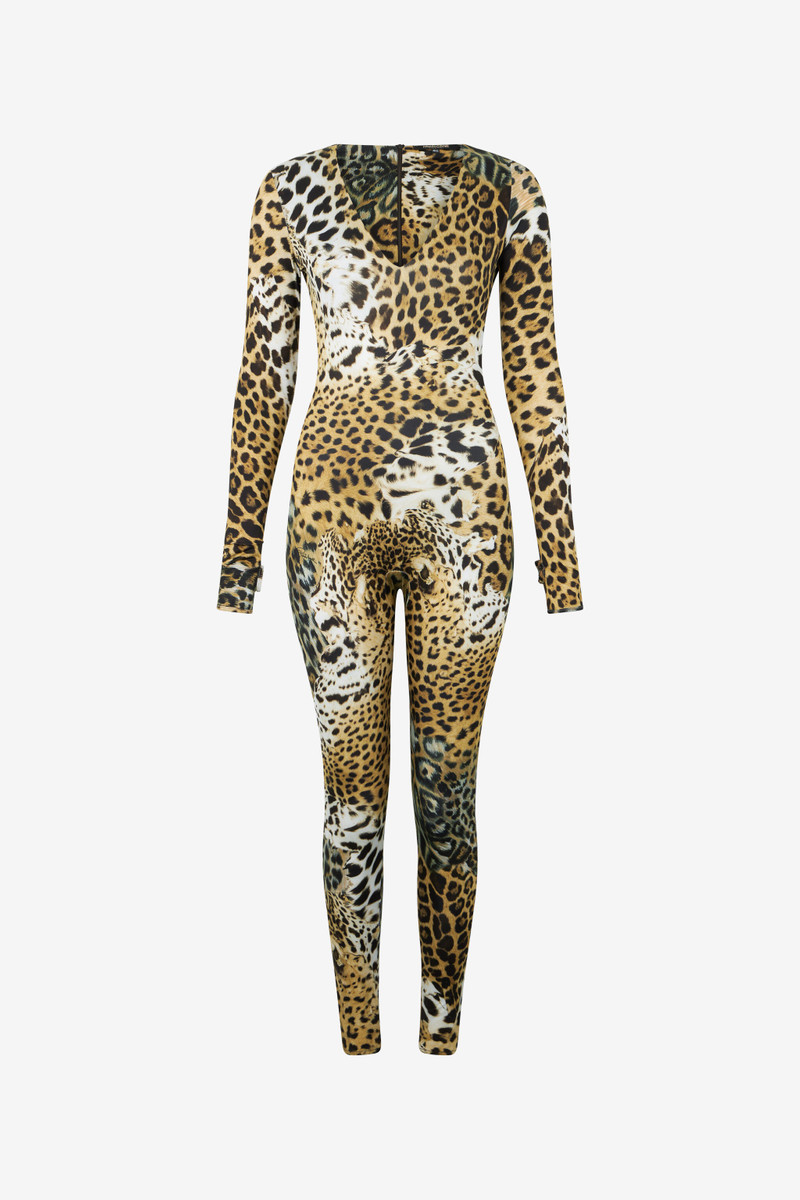 Jumpsuit with Jaguar Skin print 1