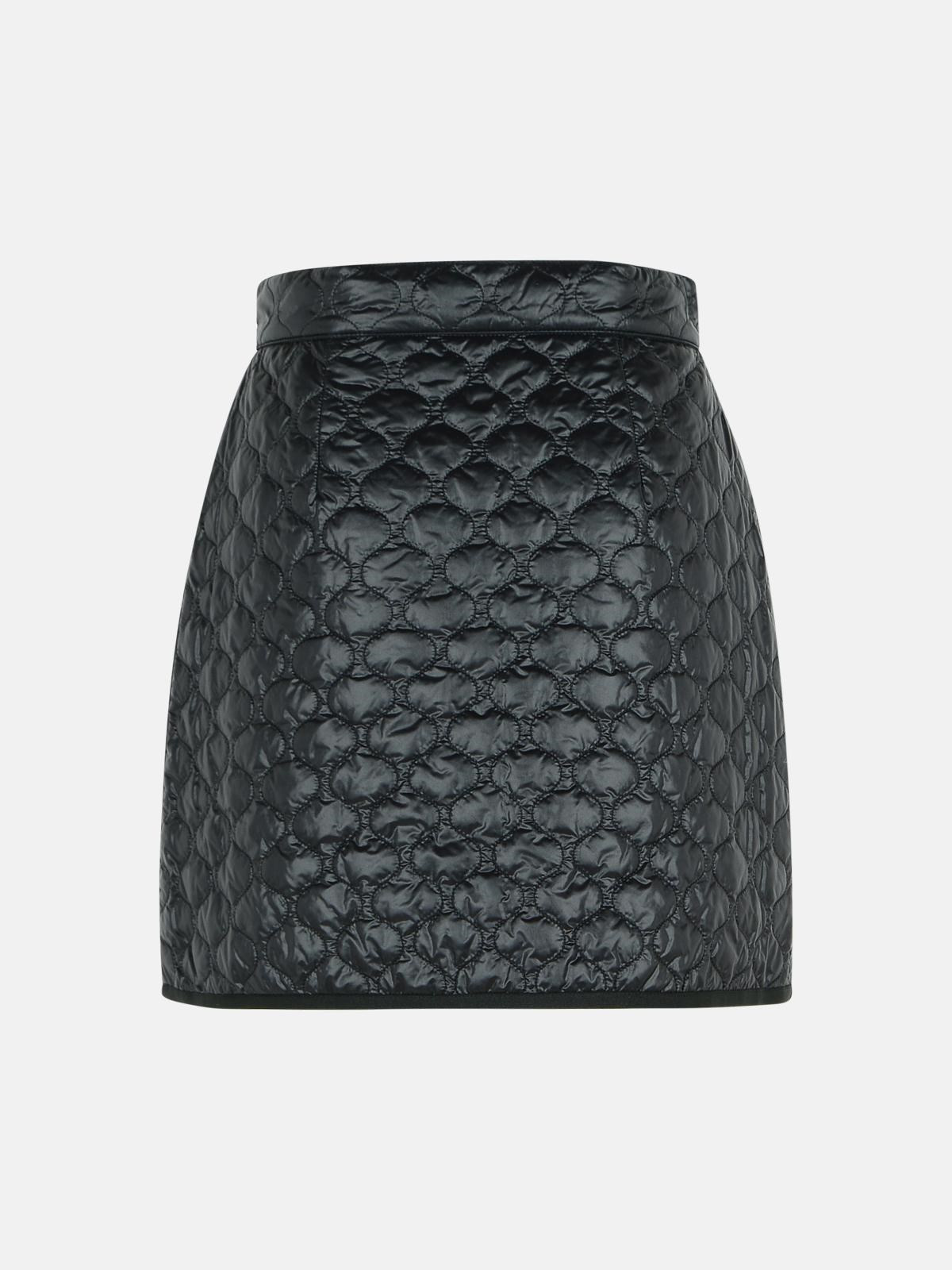 BLACK POLYAMIDE SKIRT - 3
