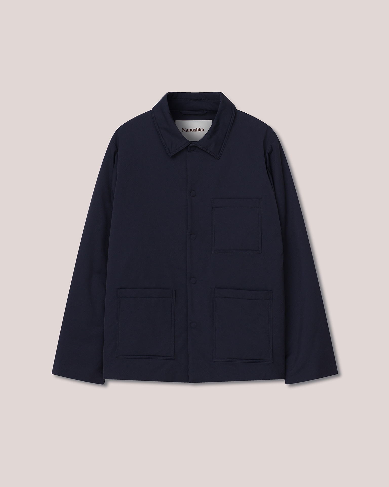 KASEN - Tech-twill box fit jacket - Navy - 1