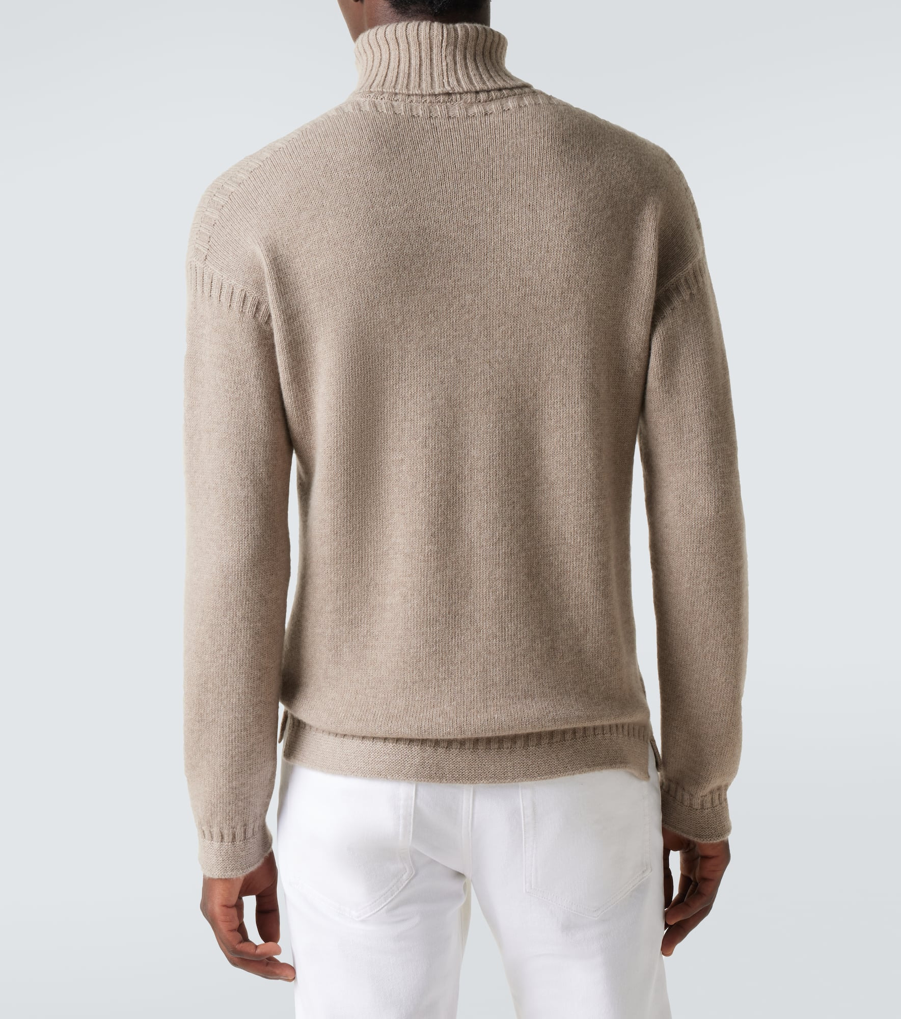 Cashmere turtleneck sweater - 4