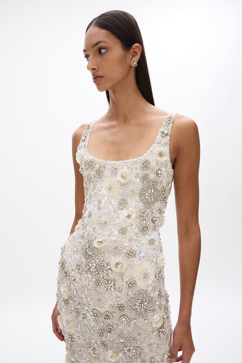 RACHEL GILBERT FRANCESCA STRAP GOWN outlook