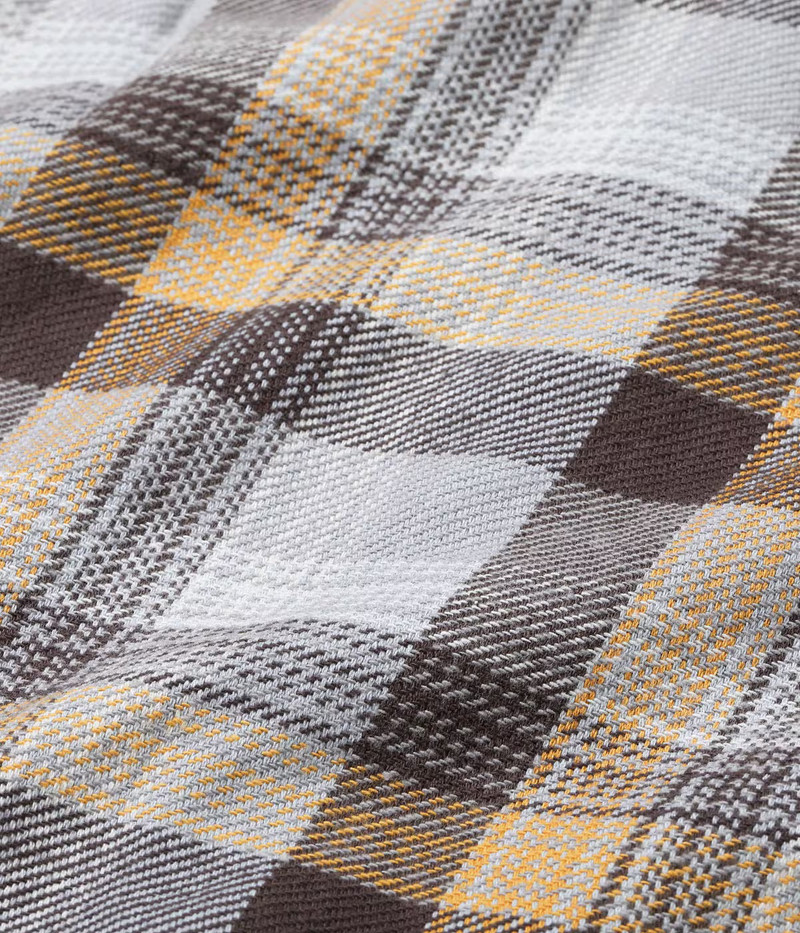 SUGAR CANE SC29562 Twill Check Work Shirt -Gray outlook