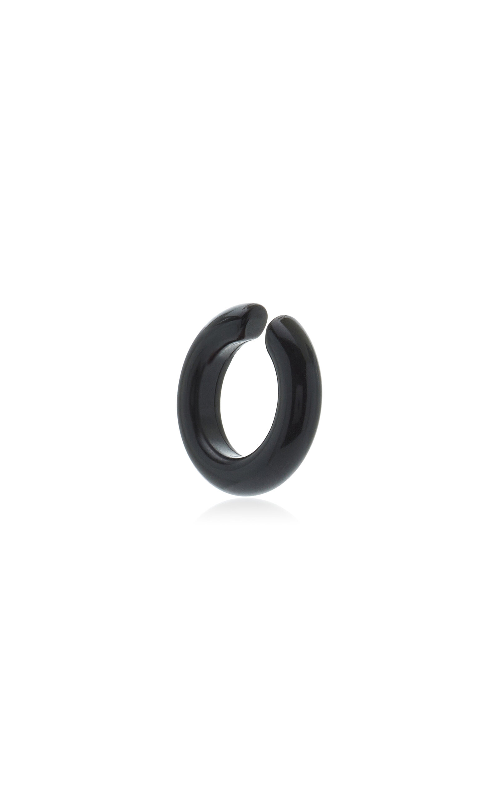 Bagel Onyx Ear Cuff black - 3