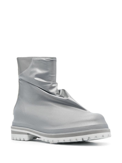 424 metallic ankle boots outlook