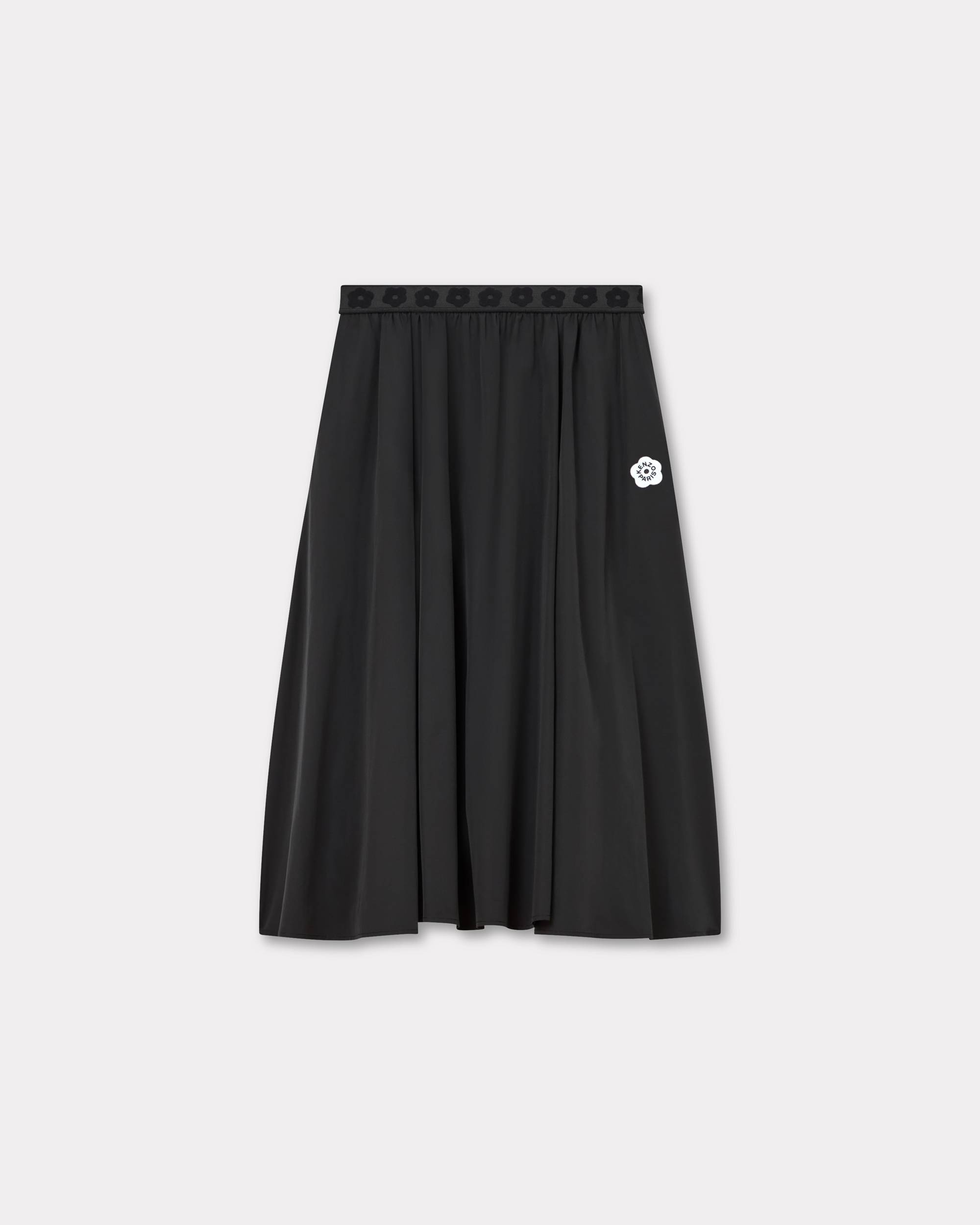 'Boke Flower 2.0' midi skirt in technical cotton - 1