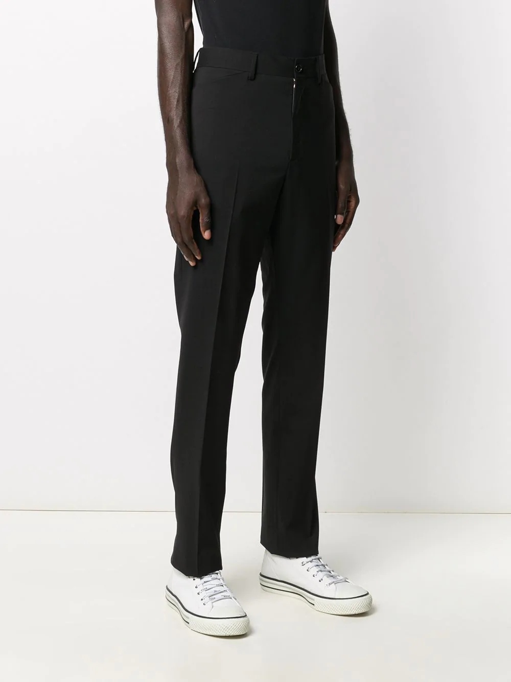 straight-leg tailored trousers - 3