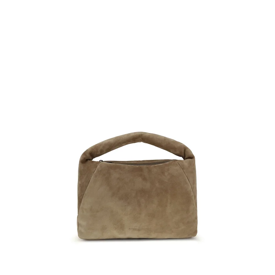Brunello Cucinelli Suede Shoulder Bag - 1