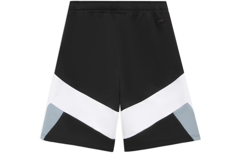 Li-Ning Li-Ning Color Block Graphic Shorts 'Black White' AKSR569-5 outlook