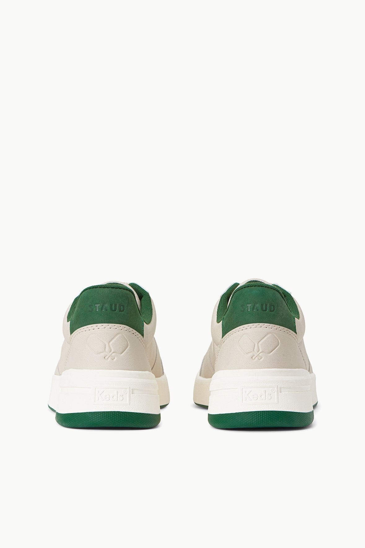 KEDS x STAUD THE COURT SNEAKER CREAM GREEN - 8