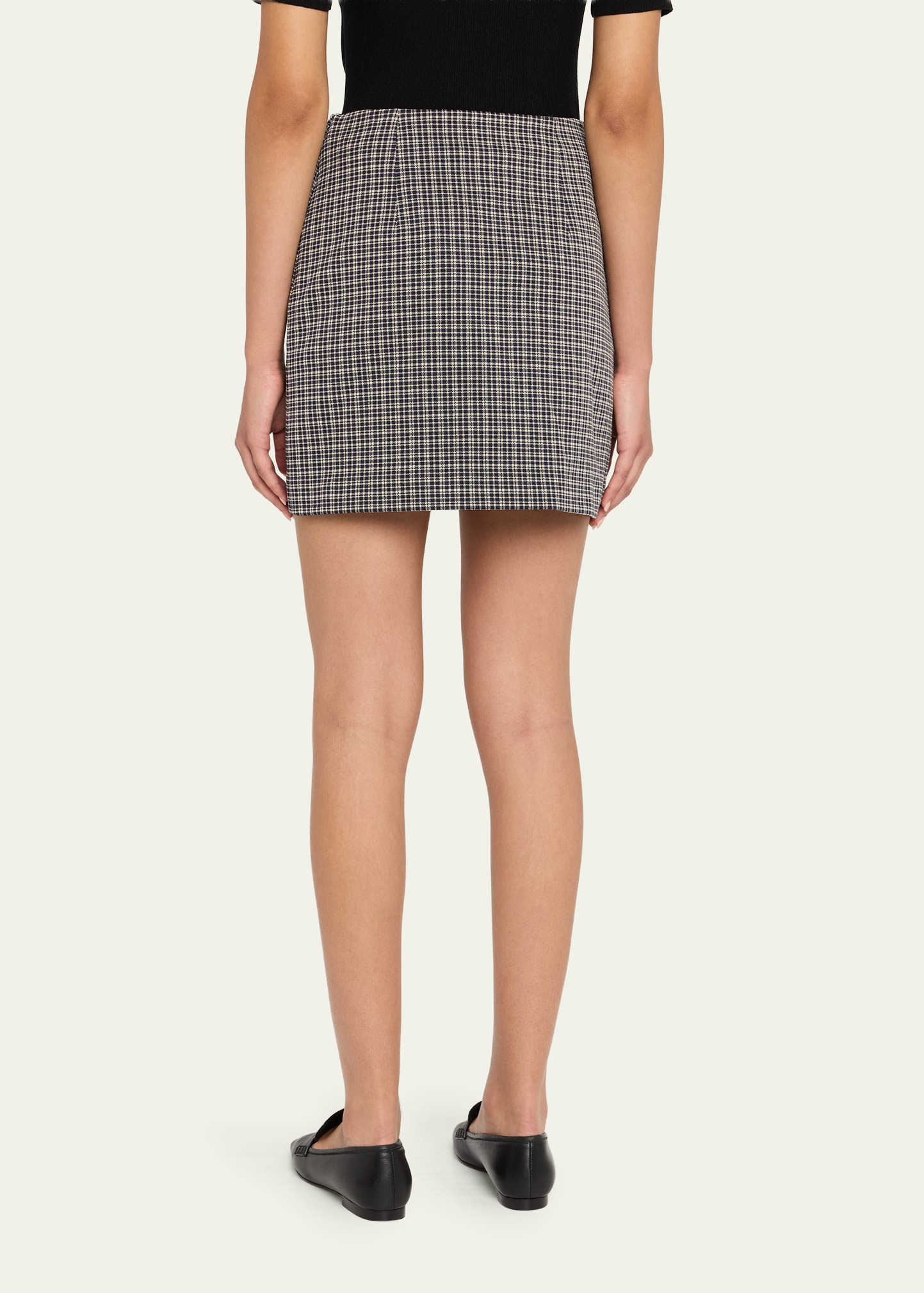 Plaid Mini Skirt - 3