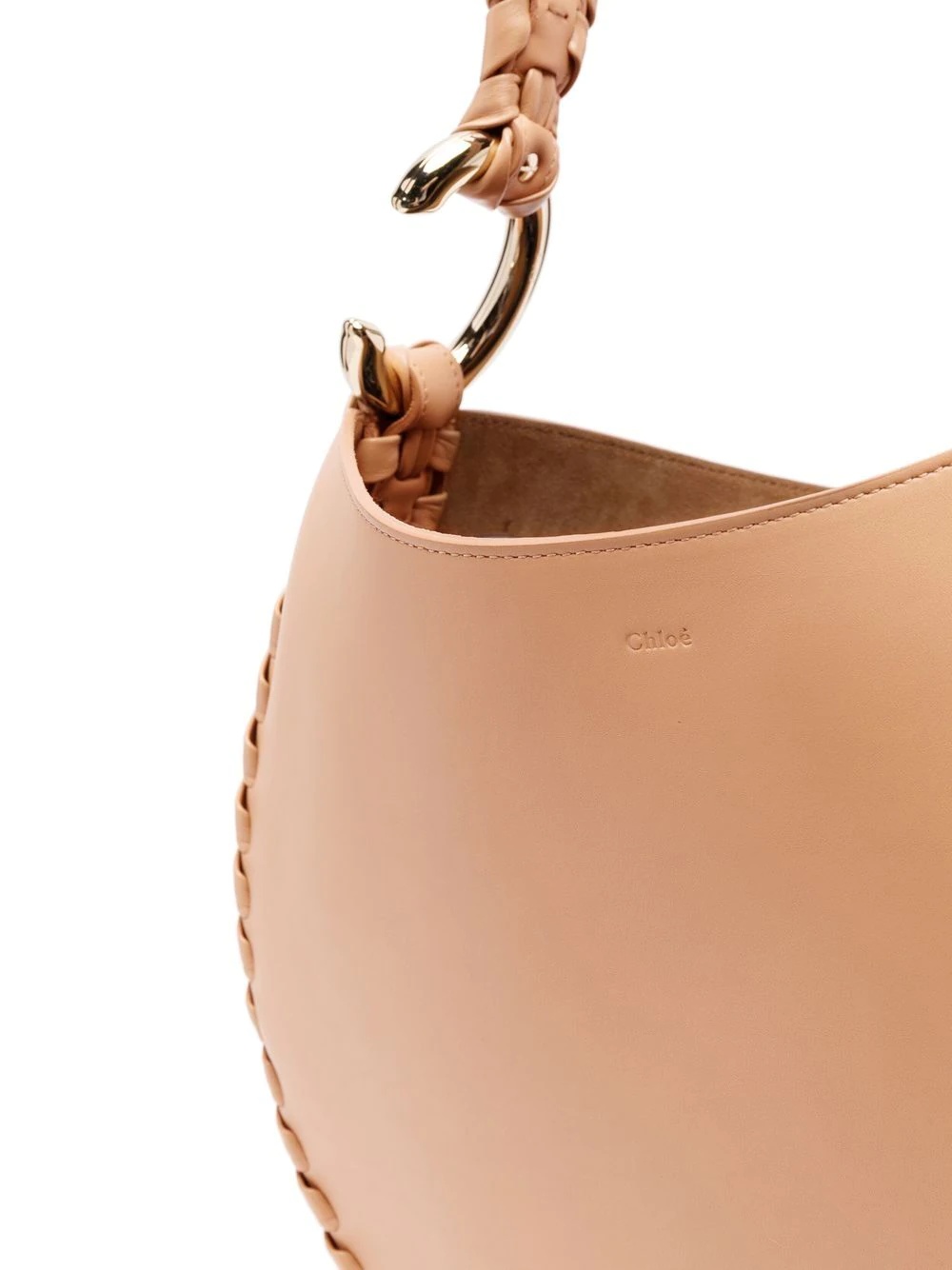 Moon leather shoulder bag - 5