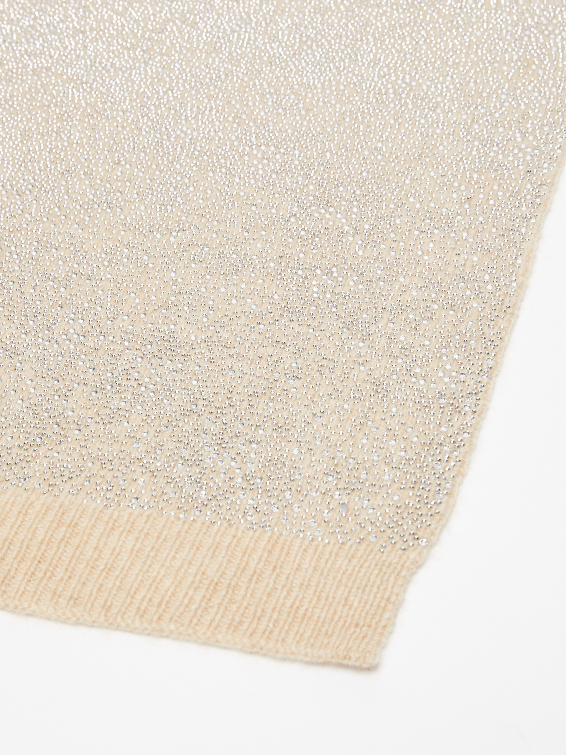 BARI Cashmere and rhinestone scarf - 2