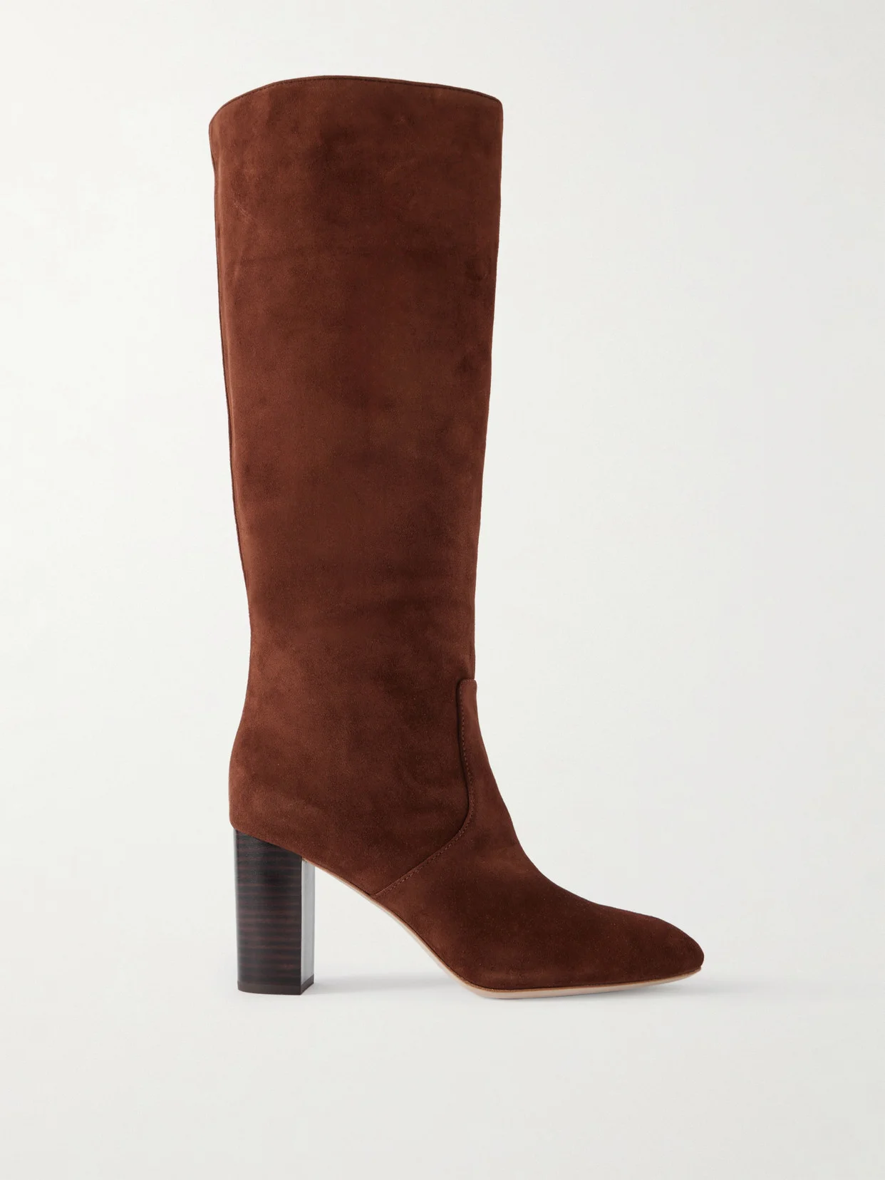 Goldy Suede Knee Boots - 1
