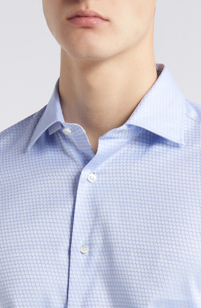 Canali Regular Fit Geometric Pattern Dress Shirt outlook