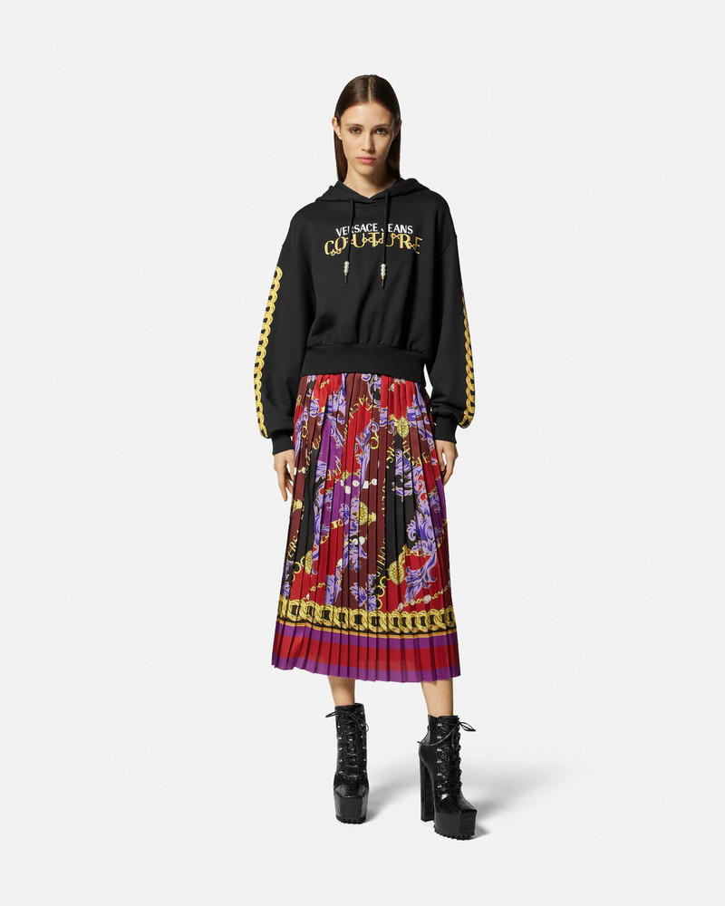 VERSACE JEANS COUTURE Chain Logo Hoodie outlook