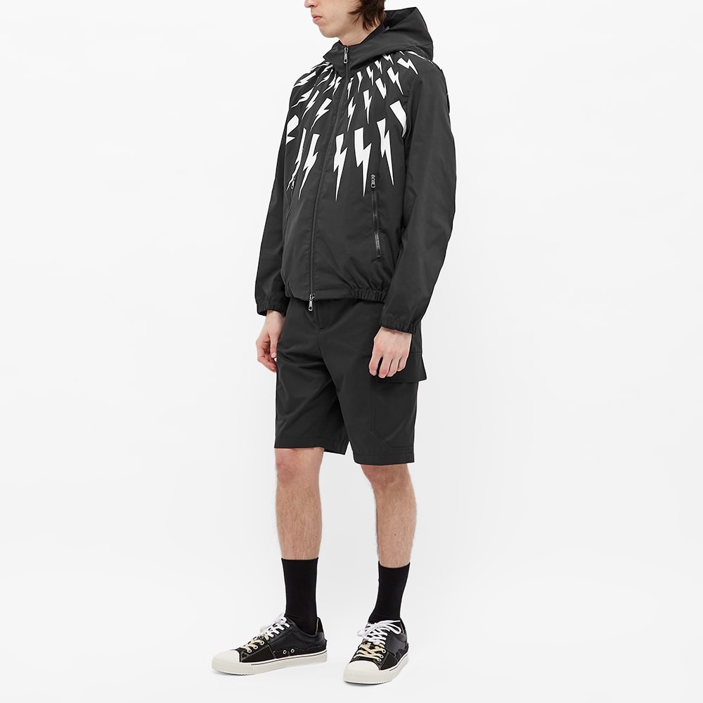 Neil Barrett Thunderbolt Hooded Windbreaker - 7