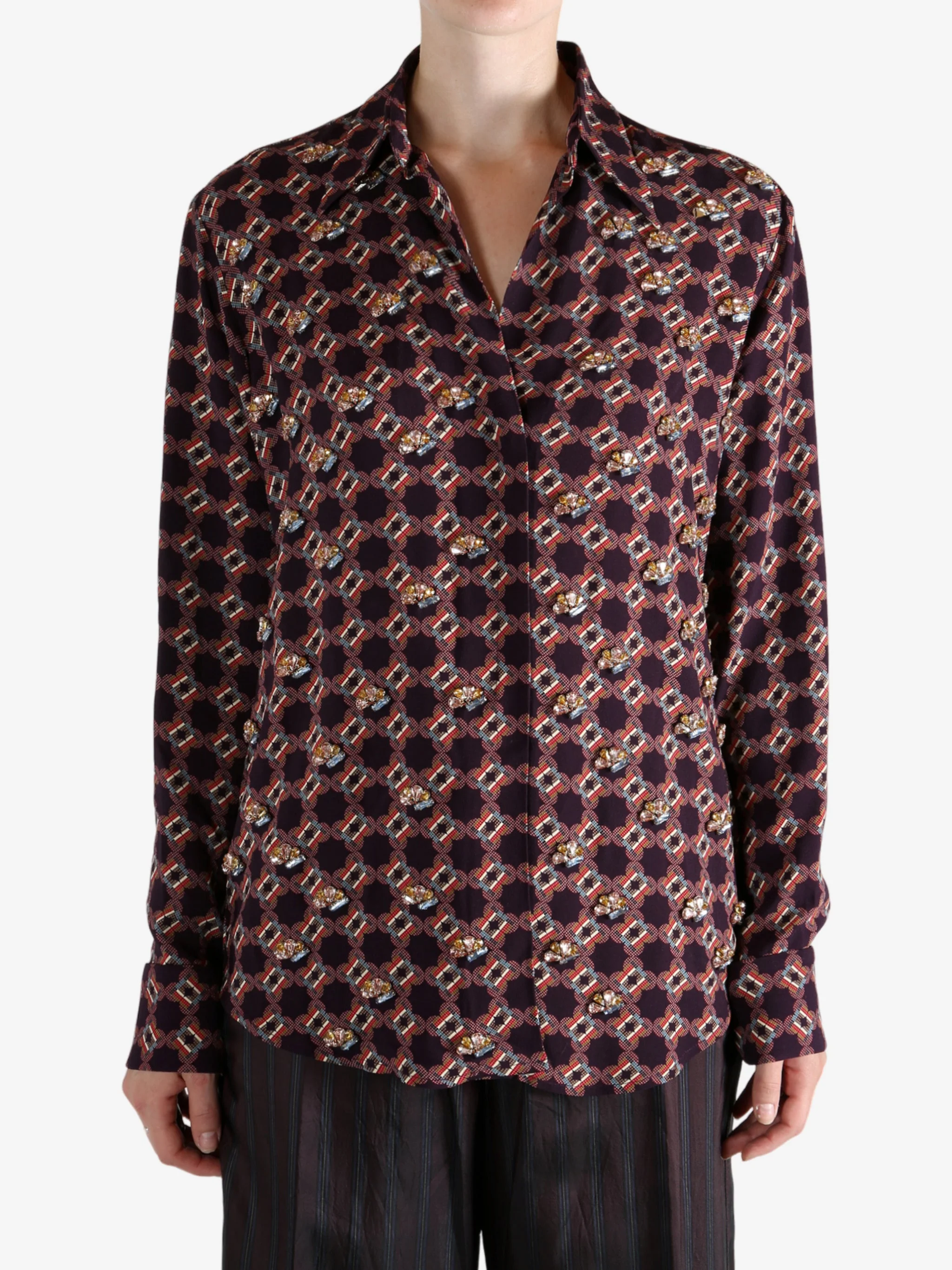 DRIES VAN NOTEN - Women Celindra Embellished Shirt - 1