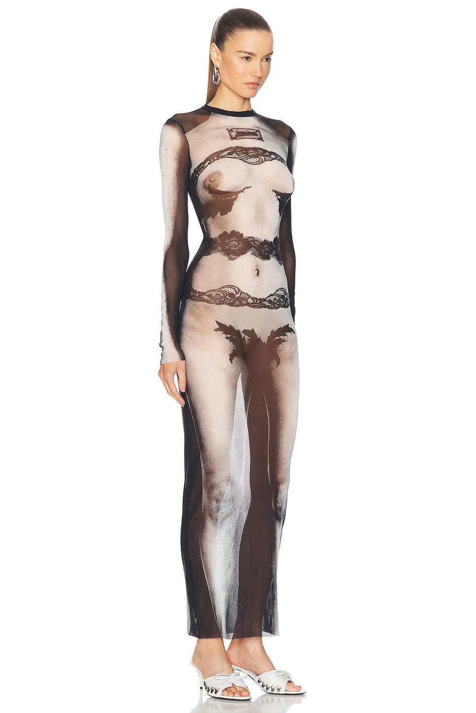 Body Lace Mariniere Long Dress - 2