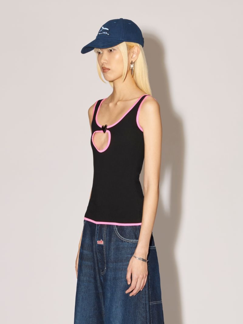 HEART HOLE TANK TOP - 5