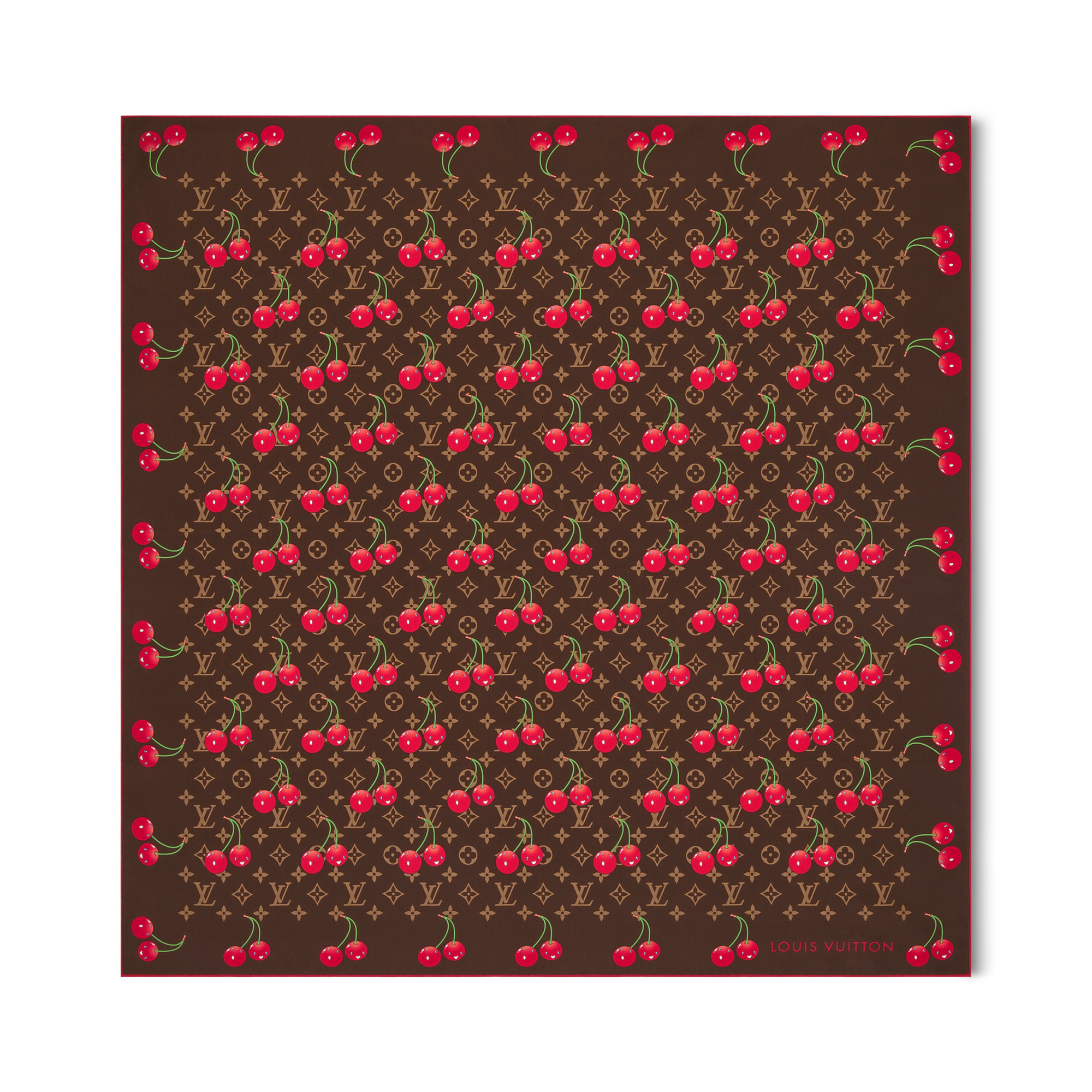 LV x TM Monogram Cerise Square 90 - 1