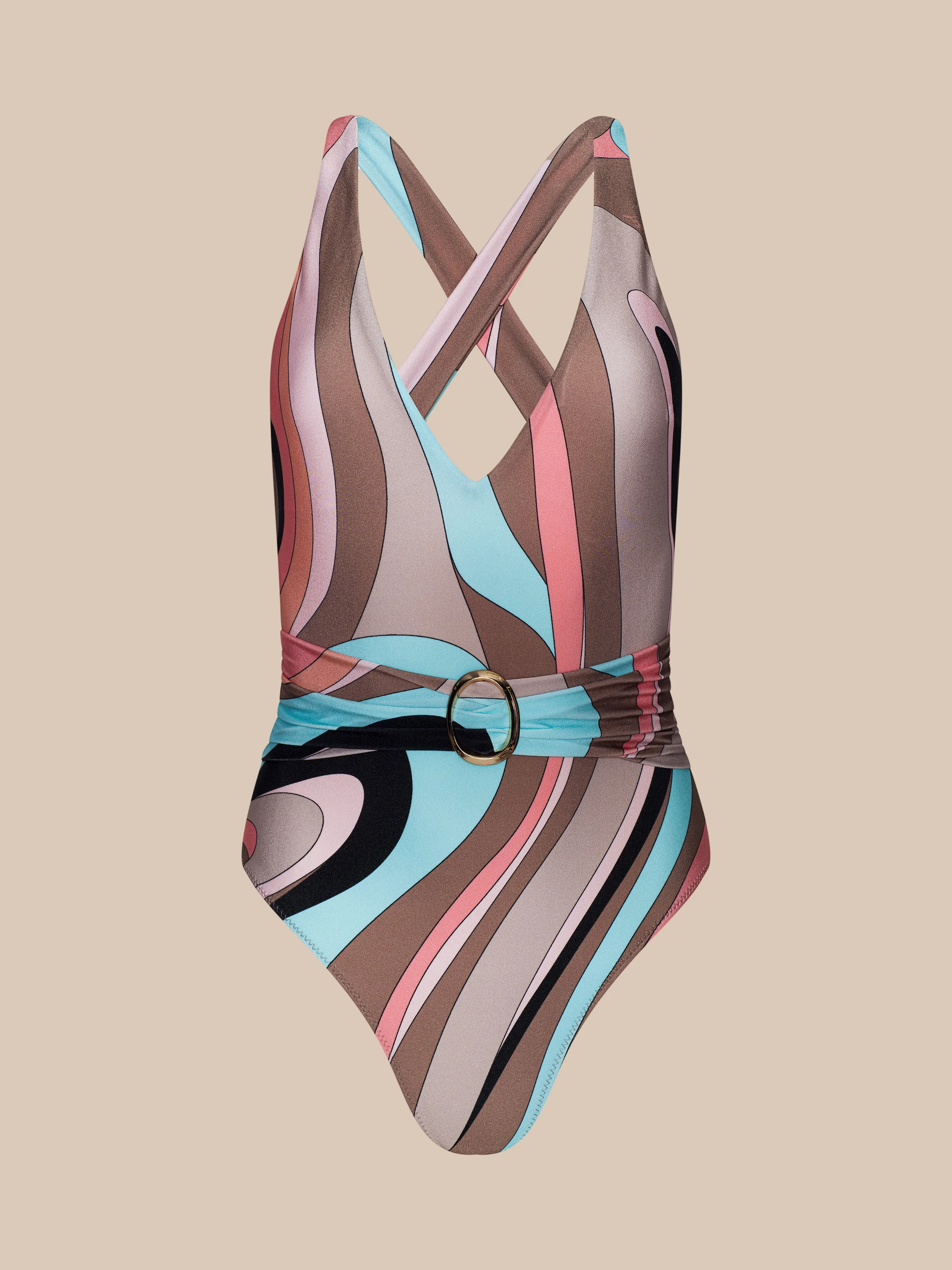 Lisa Plunge One-Piece Swimsuit - 1