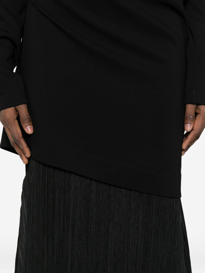 high-neck twist blouse 5