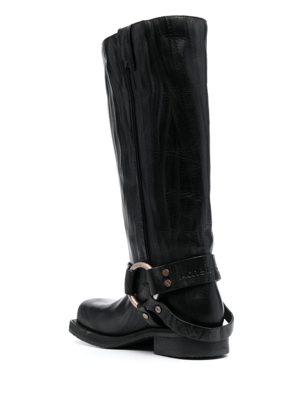 30mm knee-high leather boots - 3