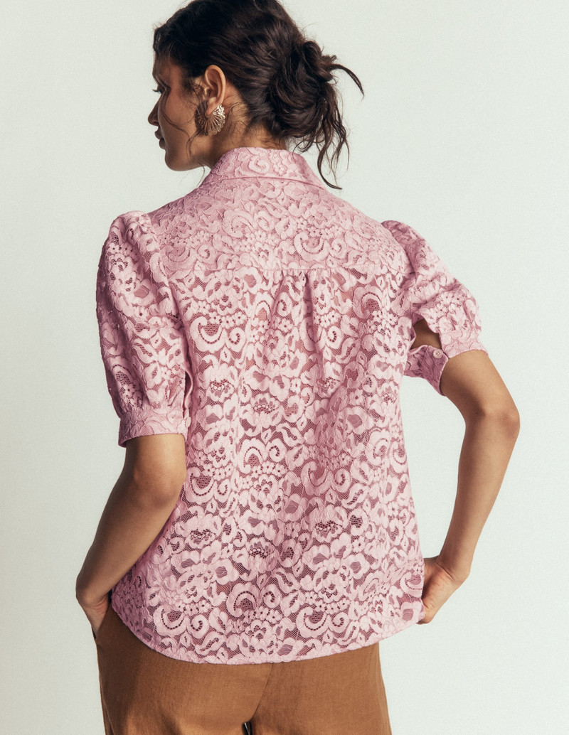 SS Lace Top-Pink Violet 4