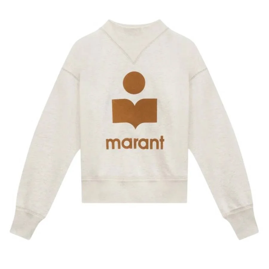Isabel Marant Etoile Moby Cotton Logo Sweatshirt - 1