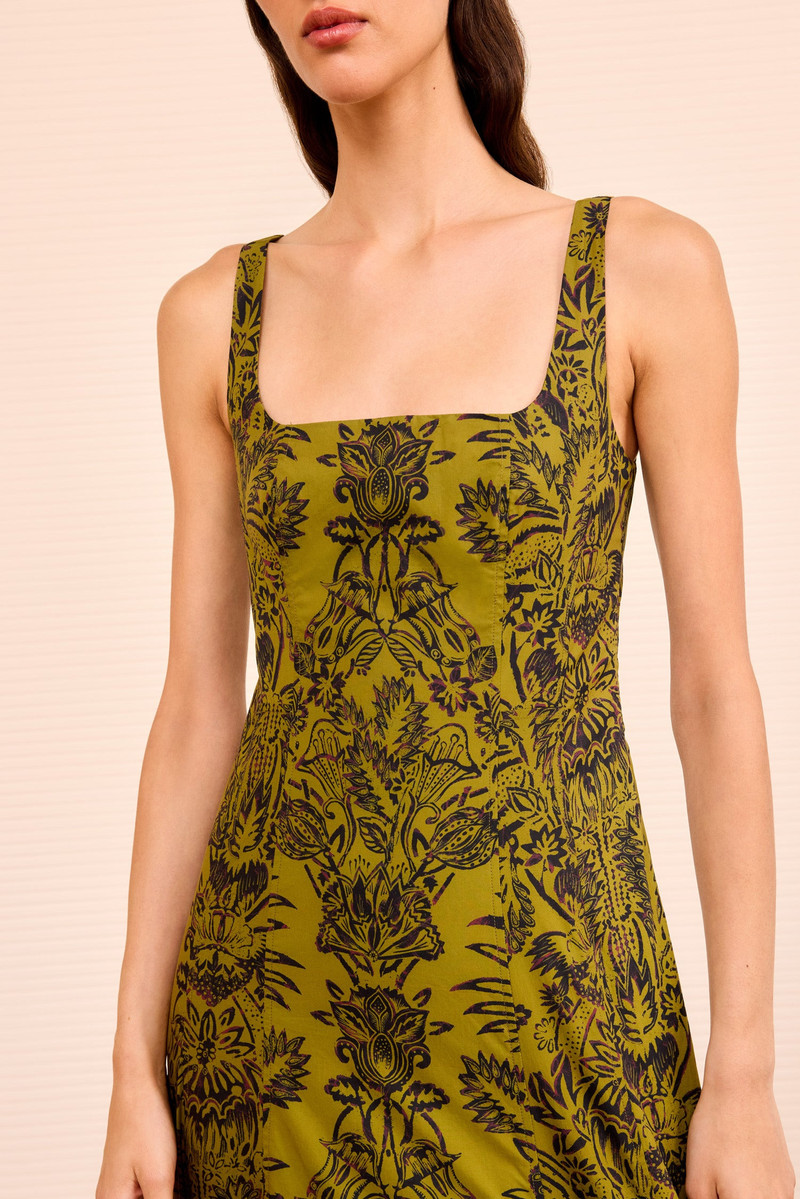 ULLA JOHNSON Natali Tank A – Line Dress outlook