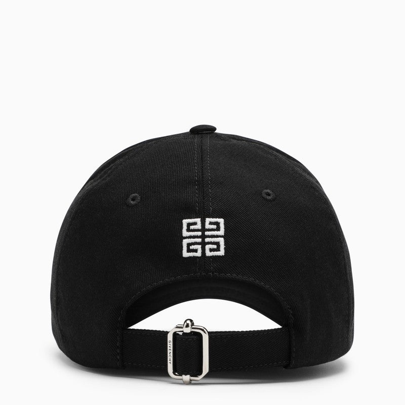 Givenchy Black Canvas Cap Men - 3