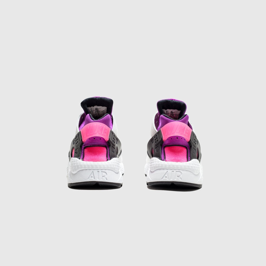 WMNS AIR HUARACHE "WHITE HYPER PINK" - 4