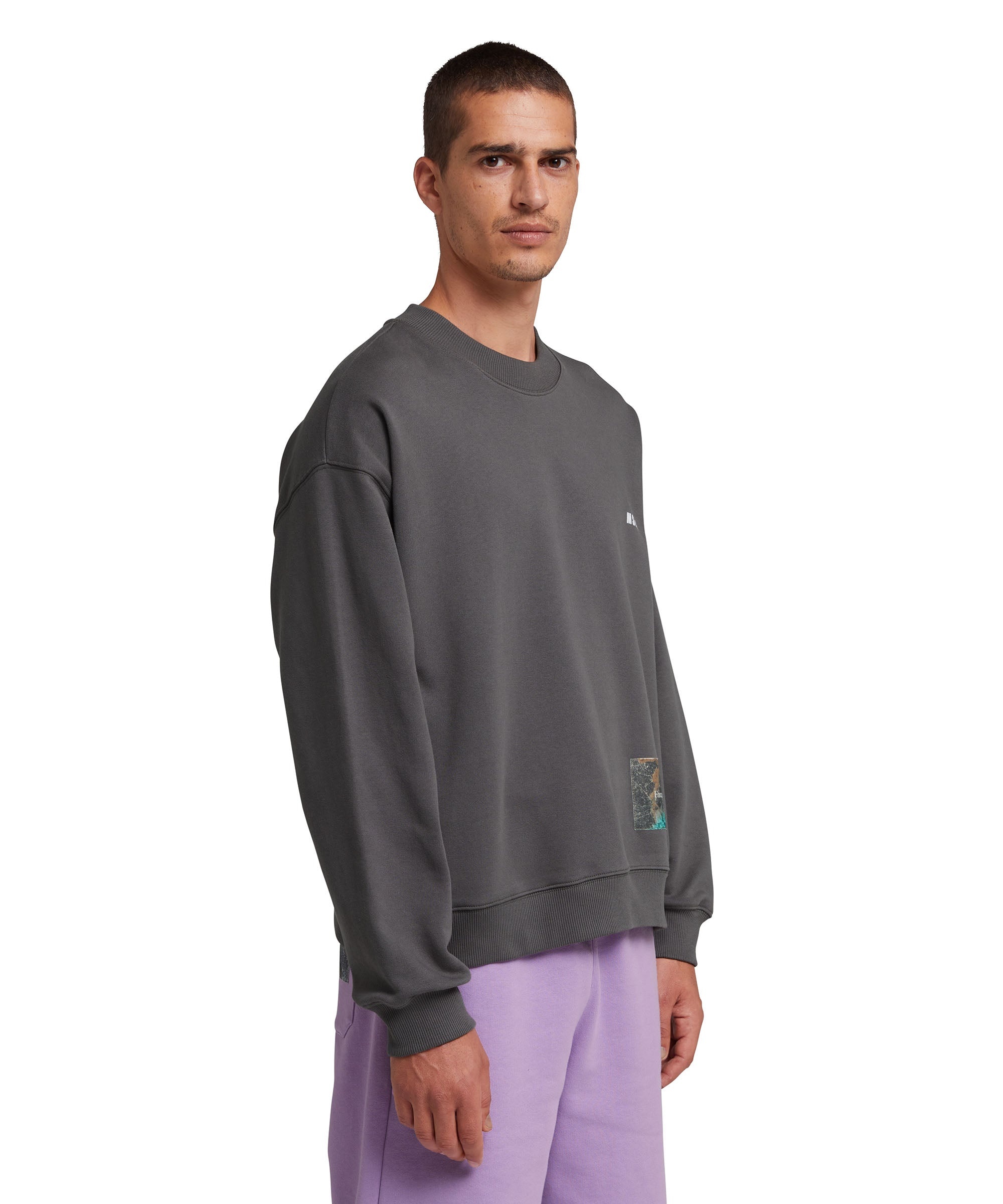 "FANTASTIC GREEN INVERSE SERIES" organic cotton sweatshirt - 4