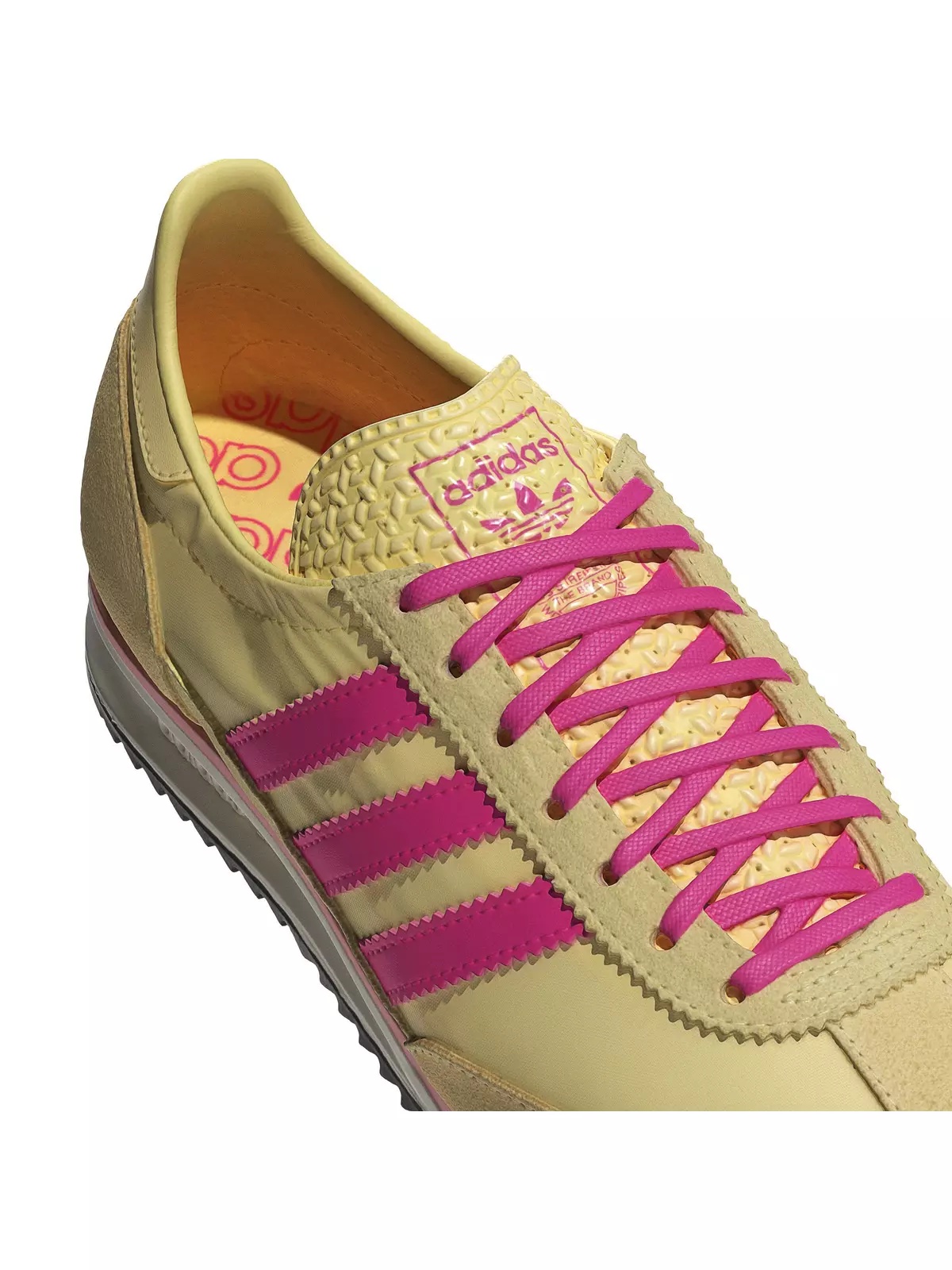 Originals SL 72 OG "Almost Yellow/Core Black/Shock Pink" Women's Shoe - 7