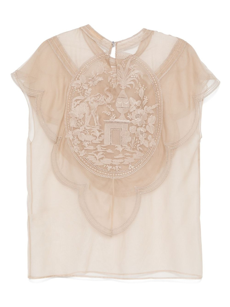 ELIE SAAB embroidered blouse outlook