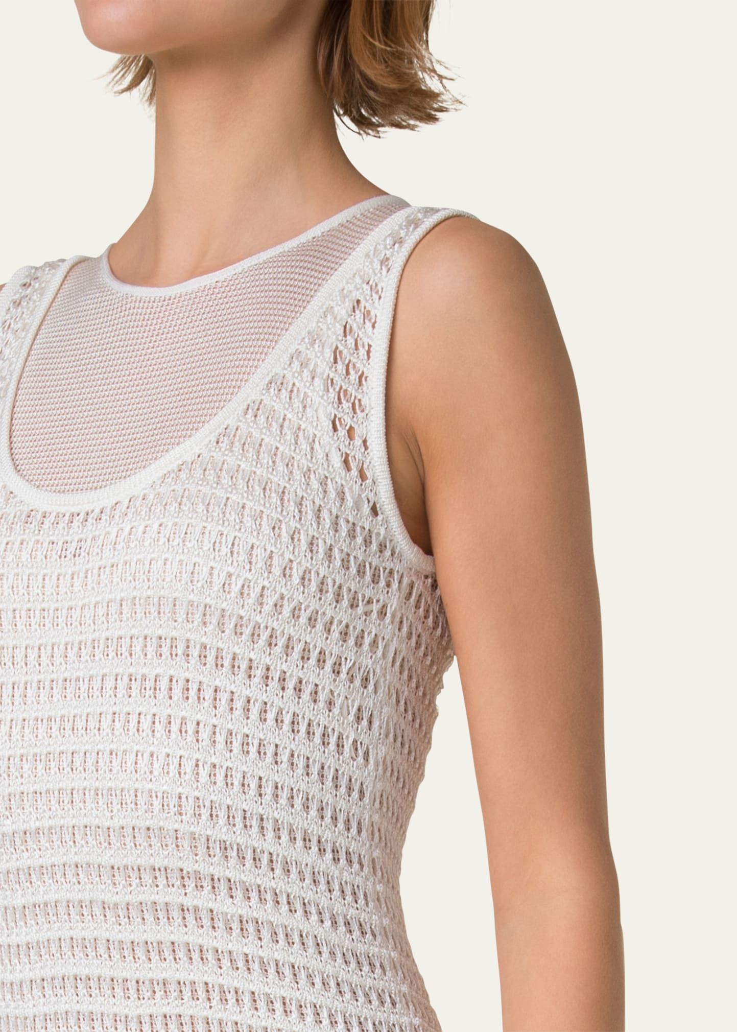 Crochet & Knit Layered Maxi Dress - 5