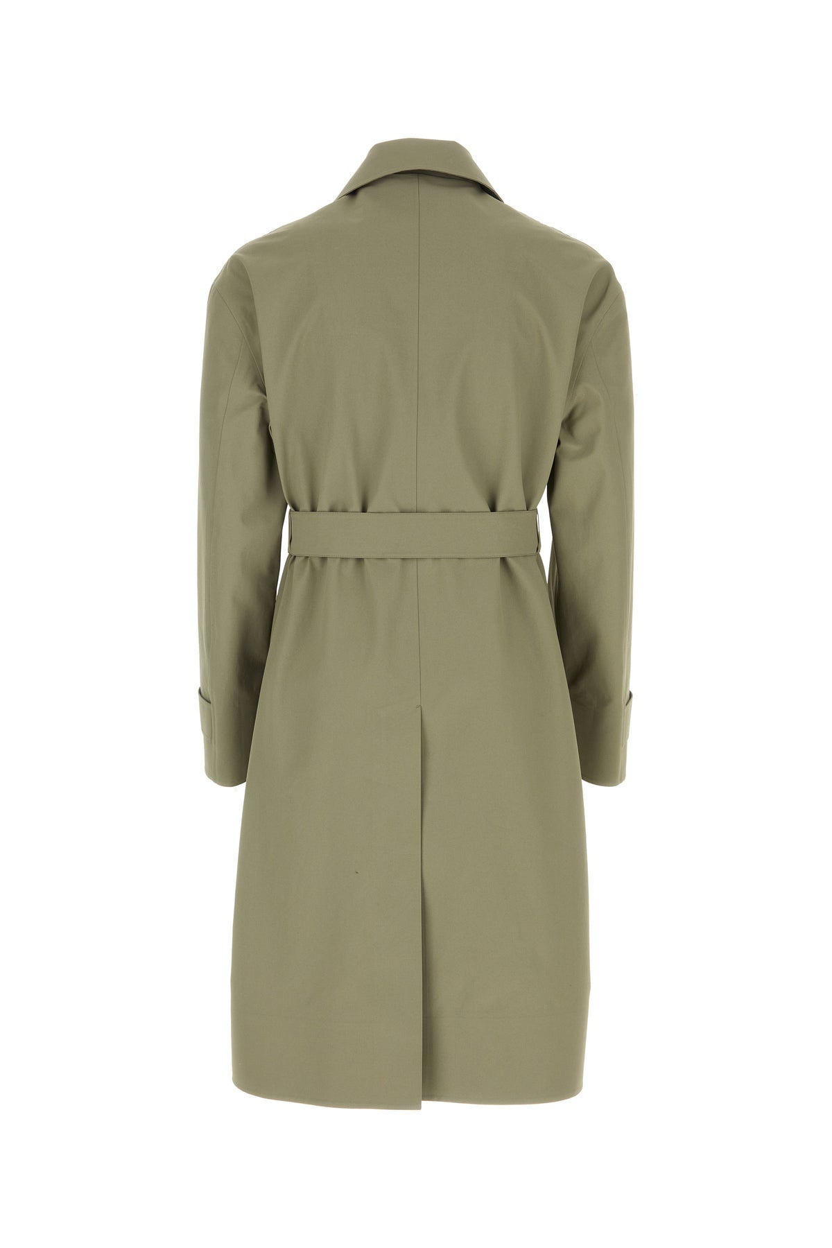 Army green cotton trench coat - 2