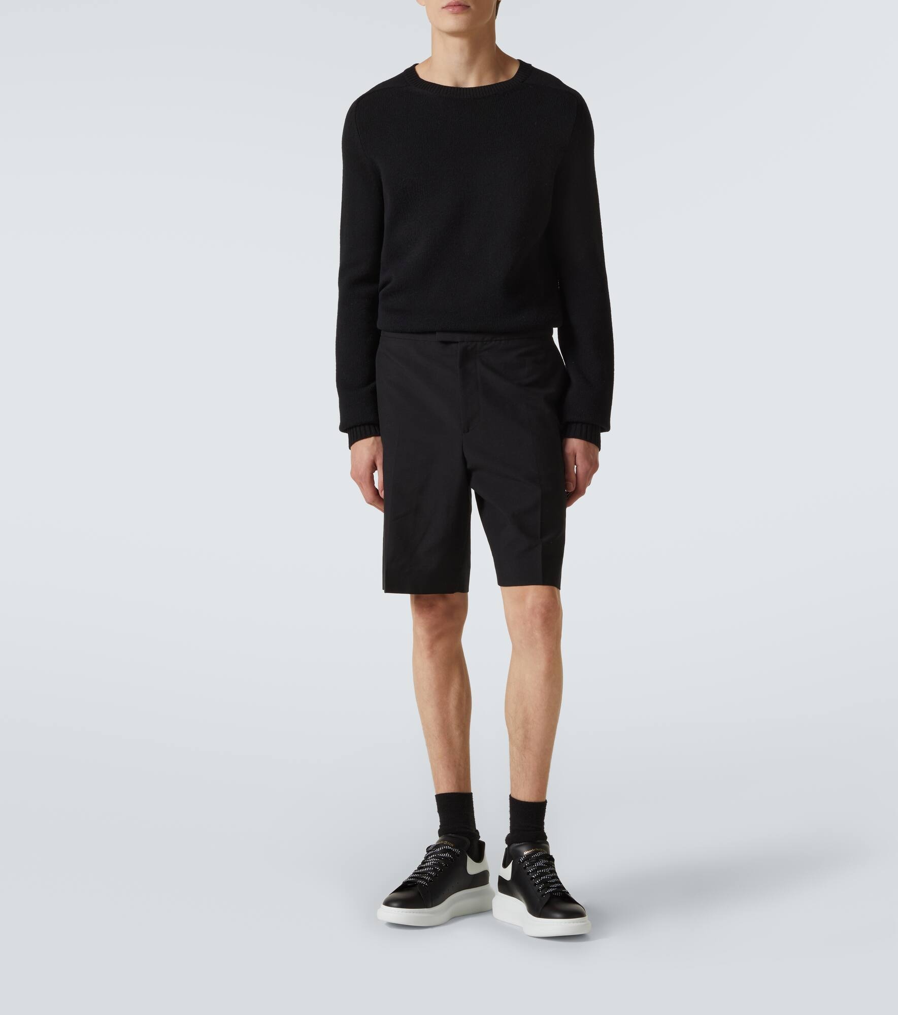 Oversized leather sneakers - 2