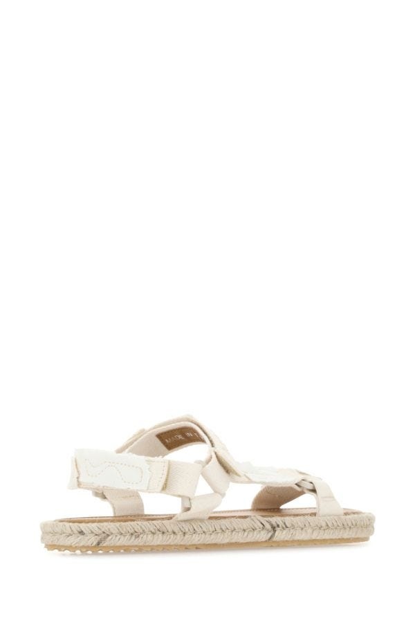 MAISON MARGIELA White Canvas Trekking Sandals - 3